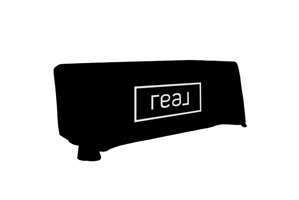 Real | 6ft. 4-Sided Regular Table Throw with Custom Print