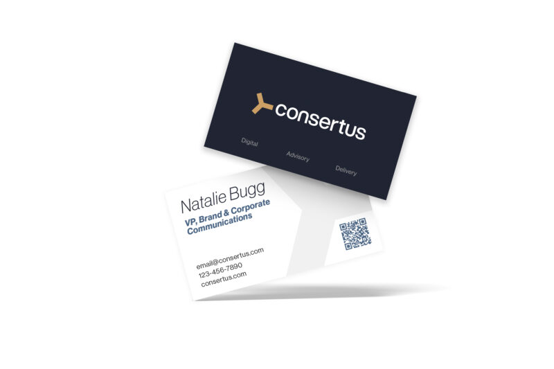 Consertus Corporate | Horizontal Business Card - Image 2