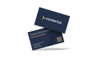 Consertus Corporate | Horizontal Business Card