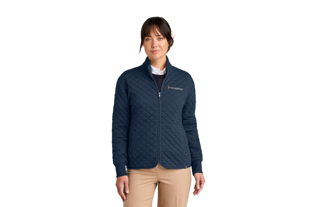 Consertus | Brooks Brothers® Women's Diamond Quilt Full-Zip